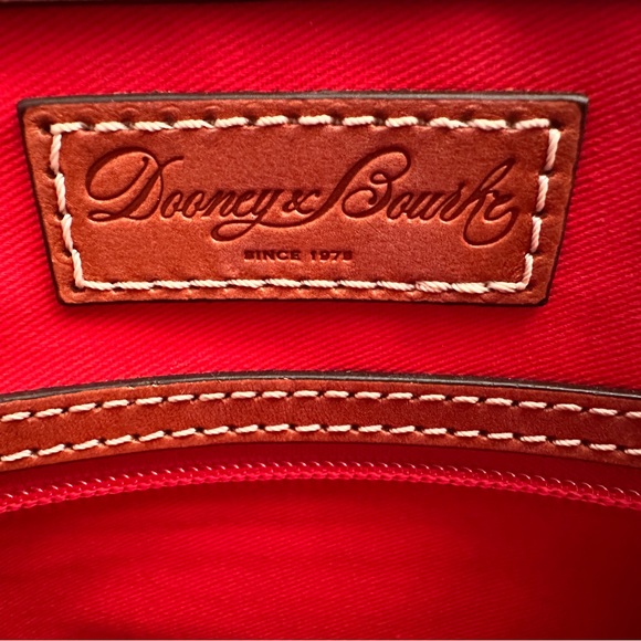 Dooney & Bourke Pebble Grain Zip Zip Satchel in Teal - Picture 5 of 15